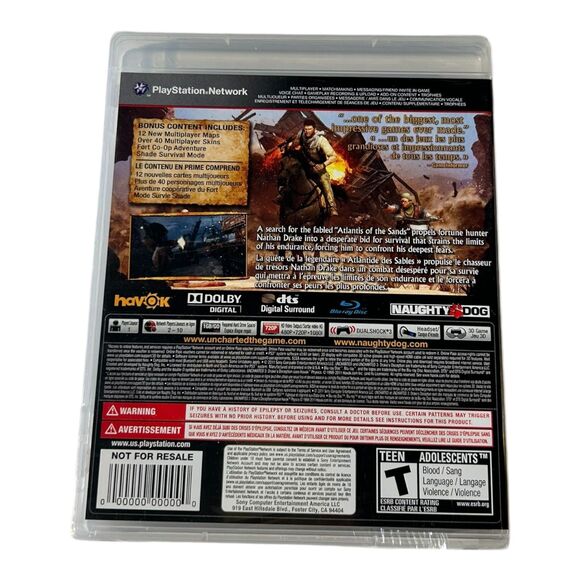 Uncharted 3 Drake's Deception *GAME OF THE YEAR EDITION* (PS3) New - Picture 3 of 3